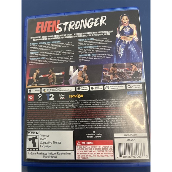 WWE 2K23 Video Game- Sony PlayStation 5 PS5 Wrestling - Picture 2 of 7